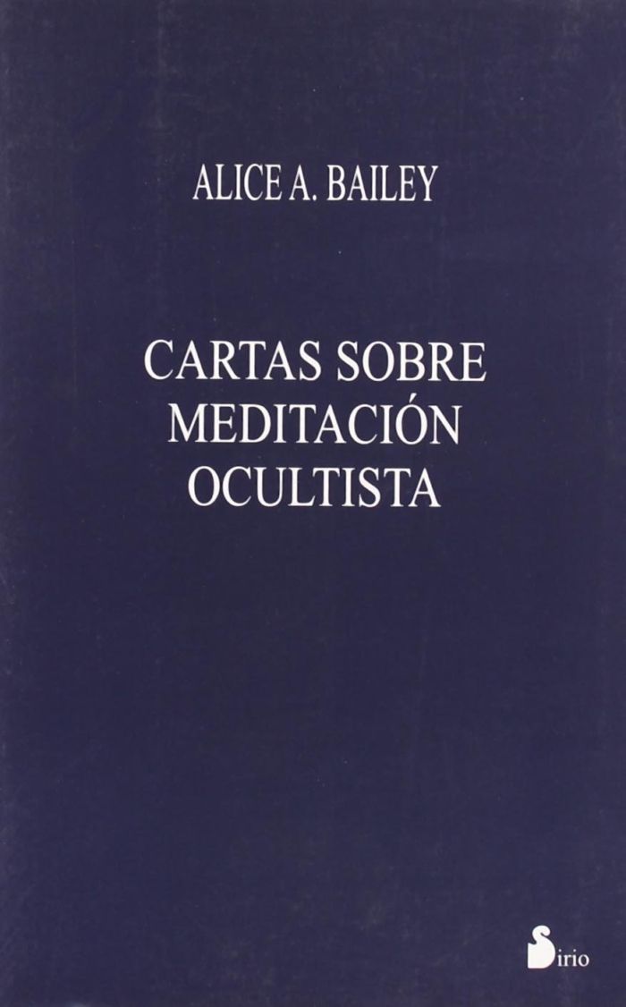 Portada del libro 'Cartas de meditación ocultista' de 'Alice Bailey'