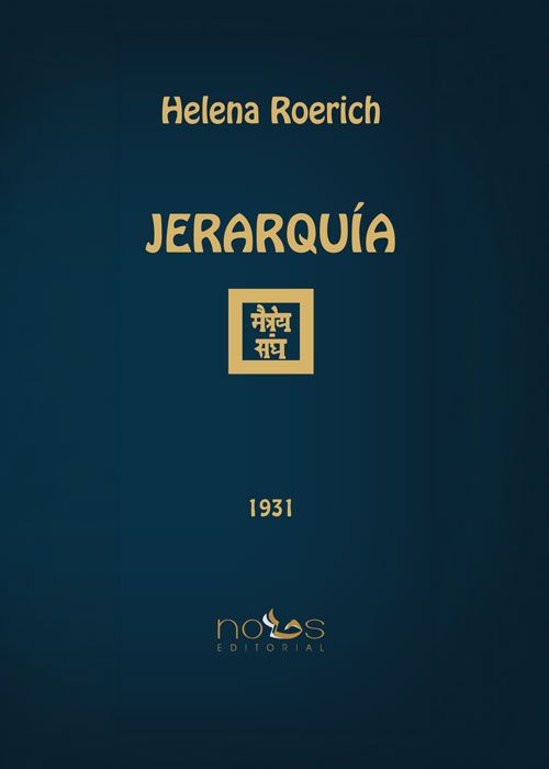 Portada de Jerarquía, de Helena Roerich